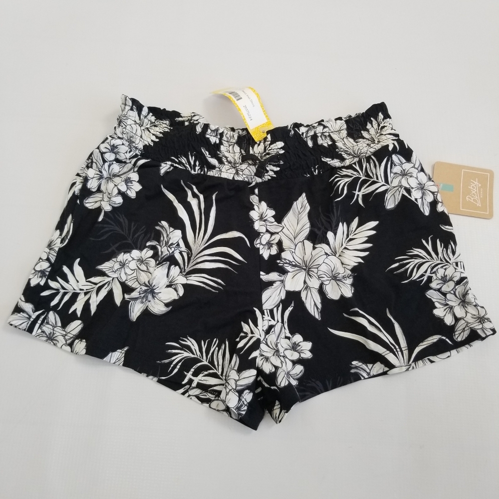 Bixby Nomad Girls Smocked Waist Knit Shorts Large 12-14 NWT